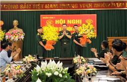 Hội nghị bàn giao chức vụ Chỉ huy trưởng Bộ CHQS tỉnh Bắc Giang
